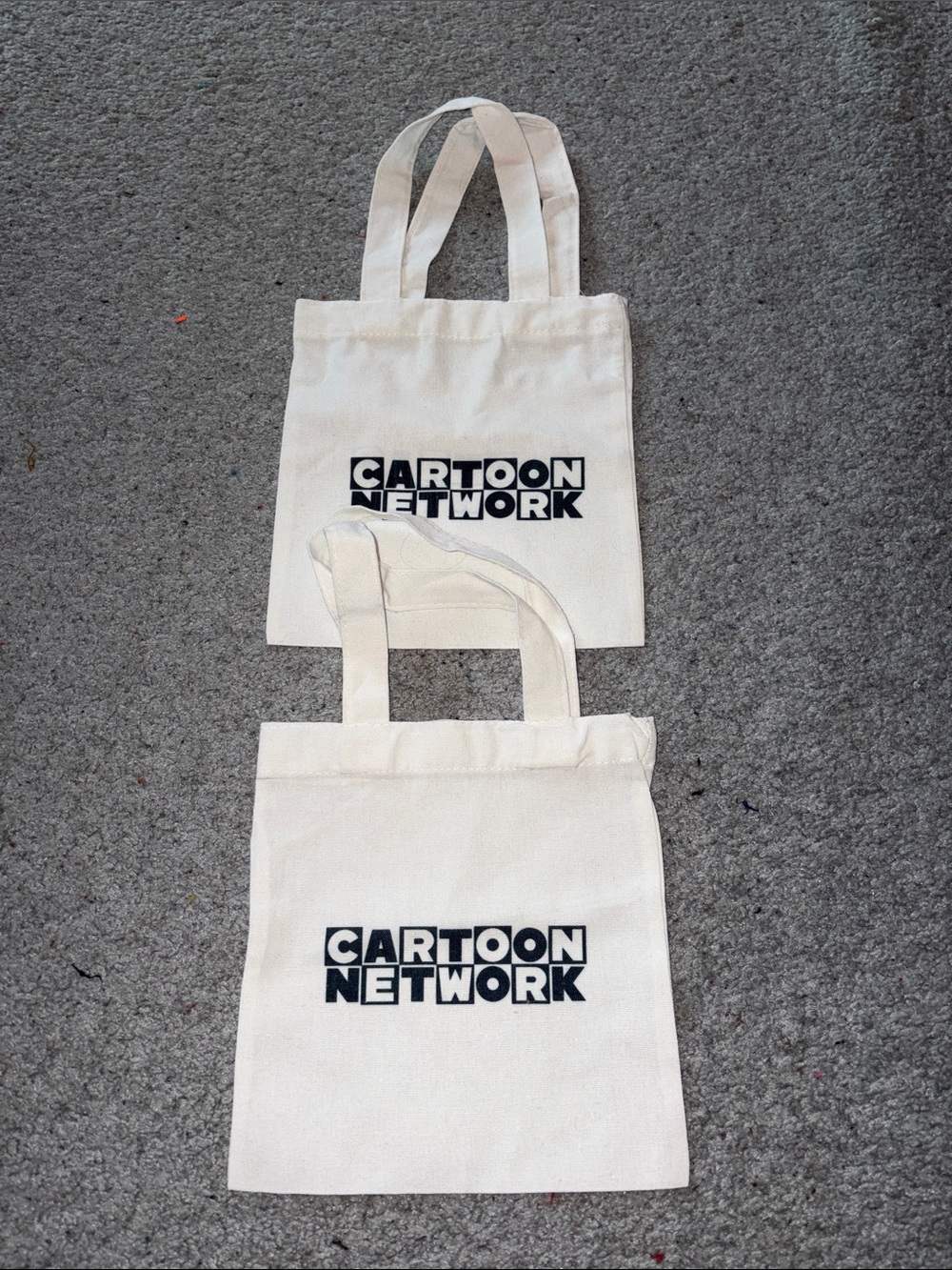 NWOT Mini Cartoon Network Canvas Tote Bags